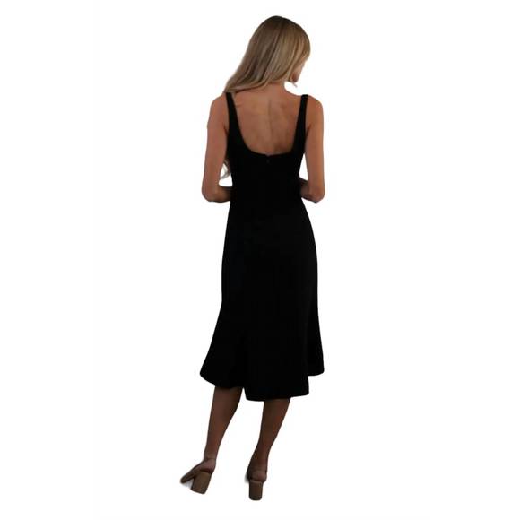 NEW AMANDA UPRICHARD campania dress in black - Picture 3 of 4